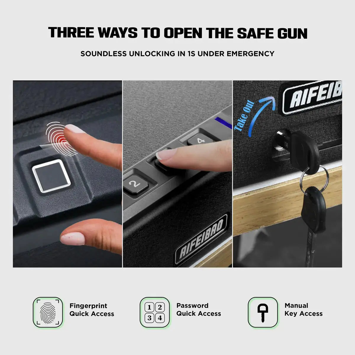 Portable Gun Case by ISLANDSAFE | The best safes for valuables protection