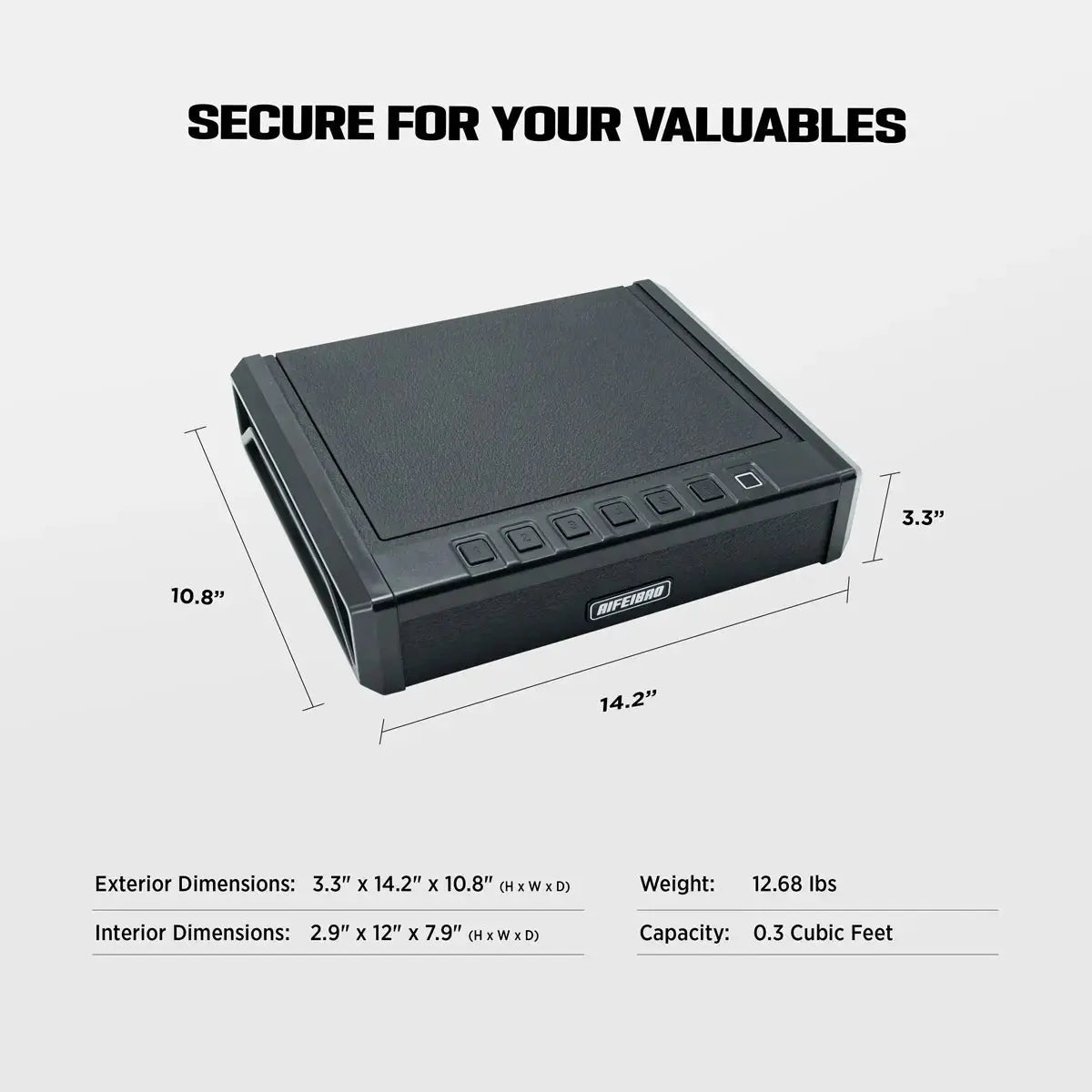 Portable Gun Case by ISLANDSAFE | The best safes for valuables protection