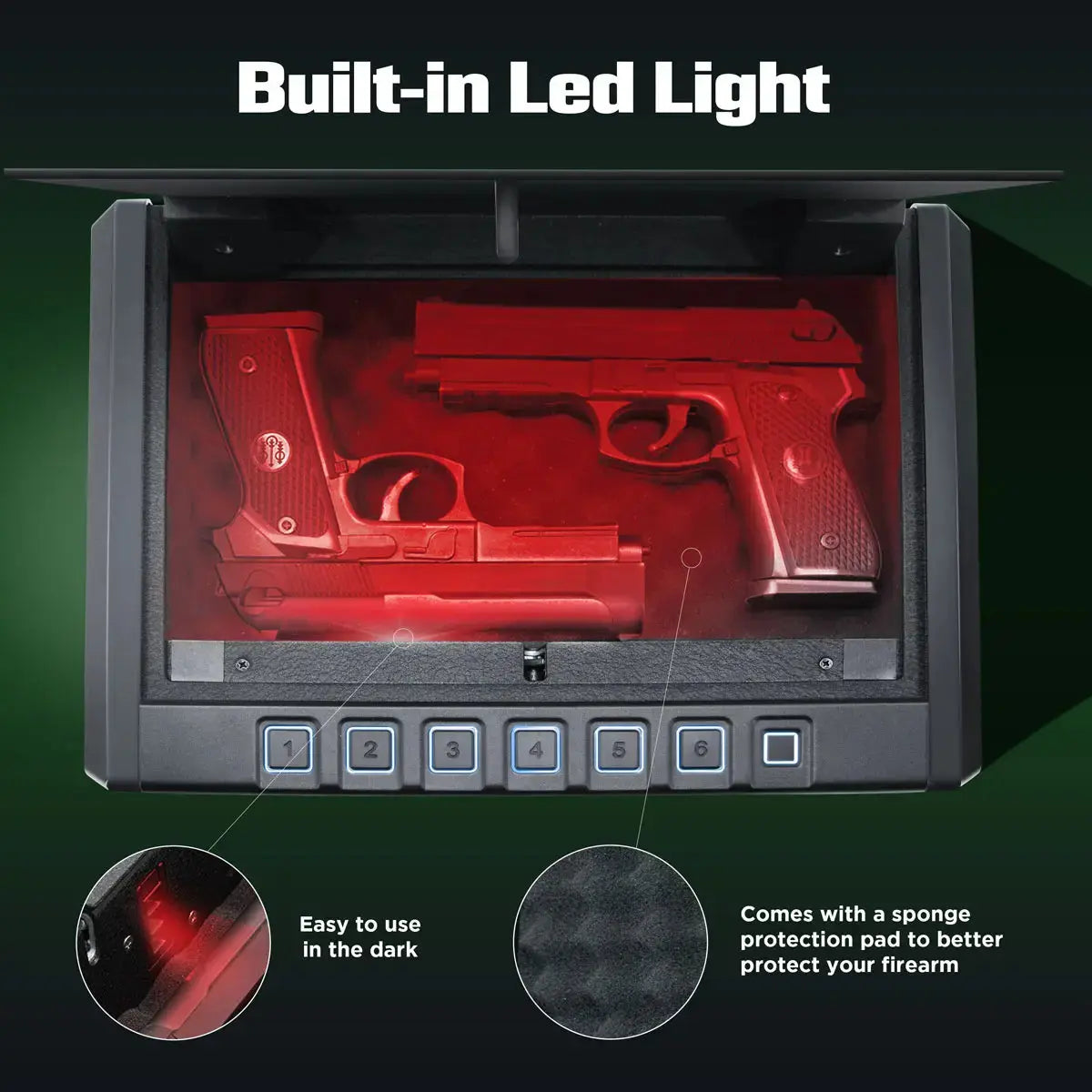 Portable Gun Case by ISLANDSAFE | The best safes for valuables protection