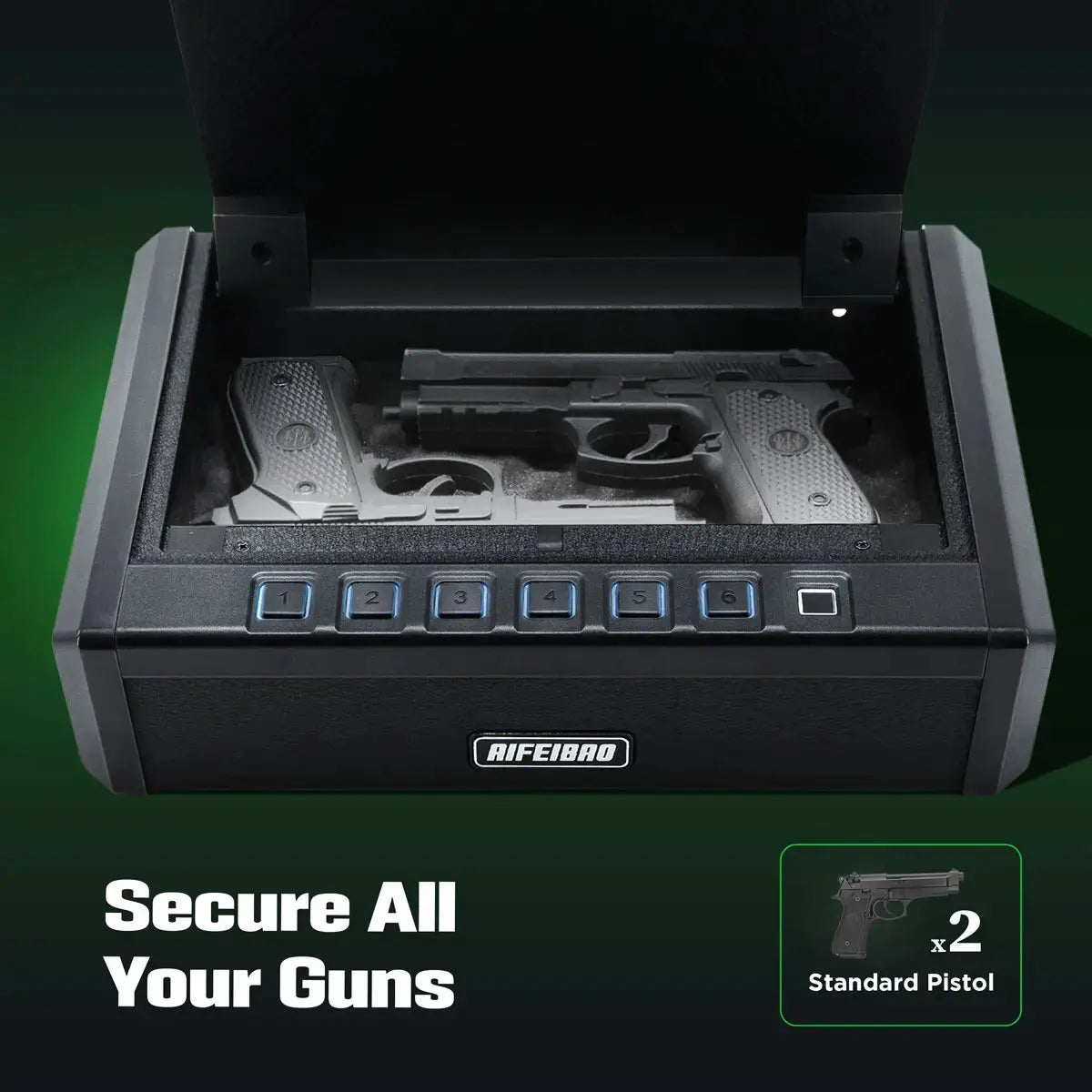 Portable Gun Case by ISLANDSAFE | The best safes for valuables protection