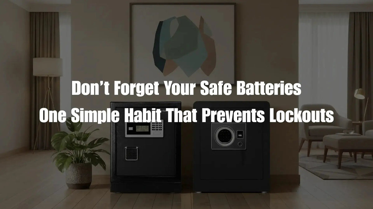Replace Safe Batteries Yearly to Prevent Lockouts – ISLANDSAFE