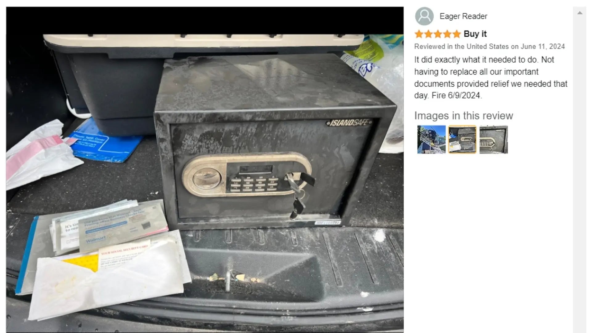 Real-Story-How-a-Fireproof-Safe-Saved-an-Entire-Family-s-Legal-Documents by ISLANDSAFE | The best safes for valuables protection