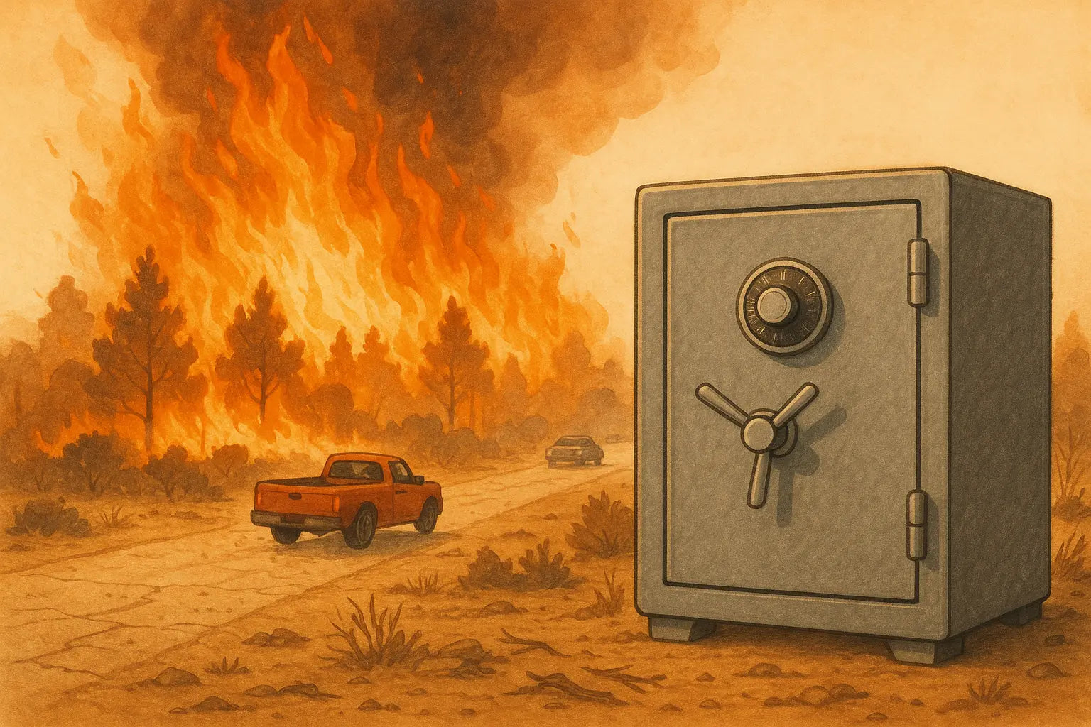 Seasonal-Hazards-Fires-Chaos-and-the-Need-for-a-Reliable-Safe by ISLANDSAFE | The best safes for valuables protection