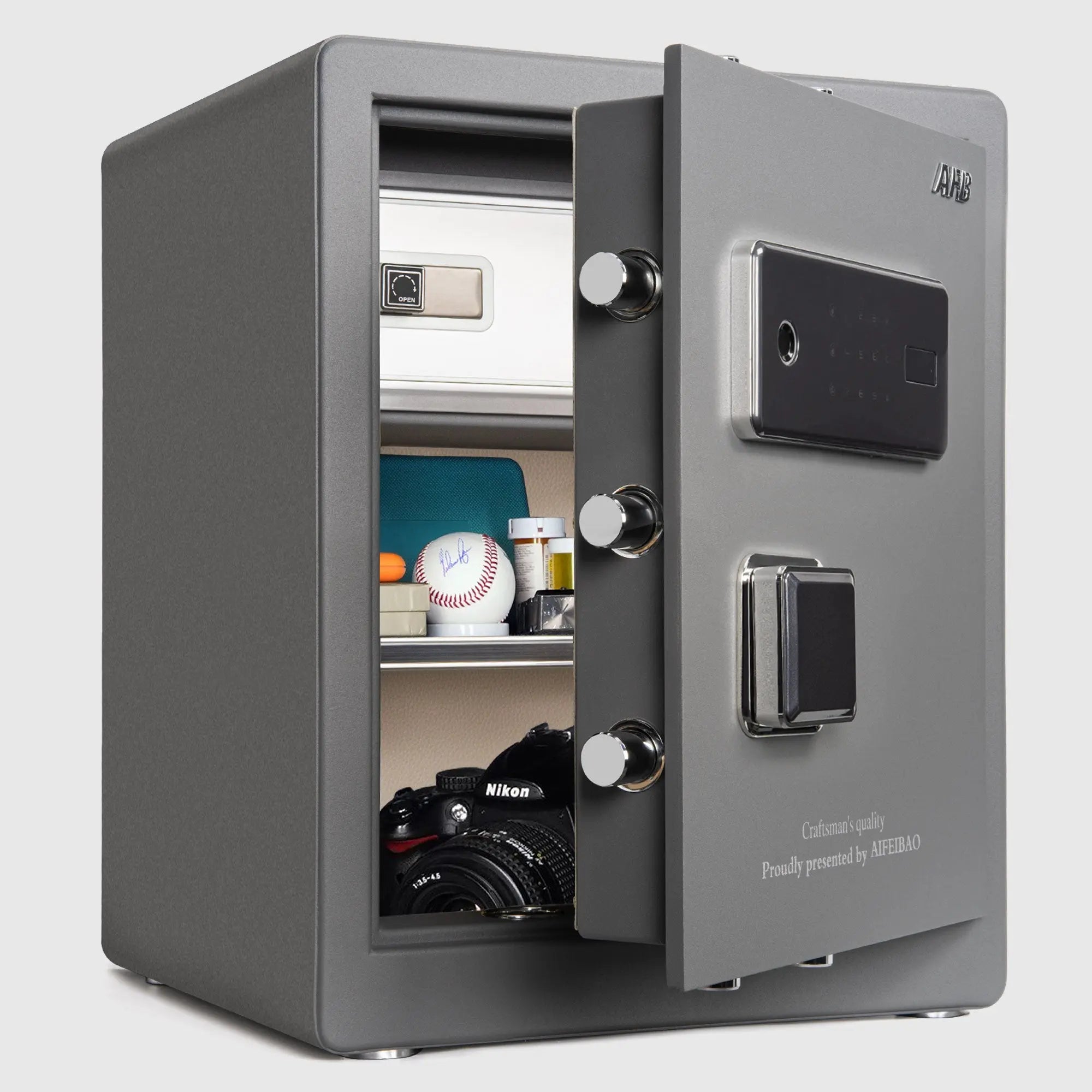 EliteShield Compact Biometric Safe by Islandsafe | The best safes for valuables protection