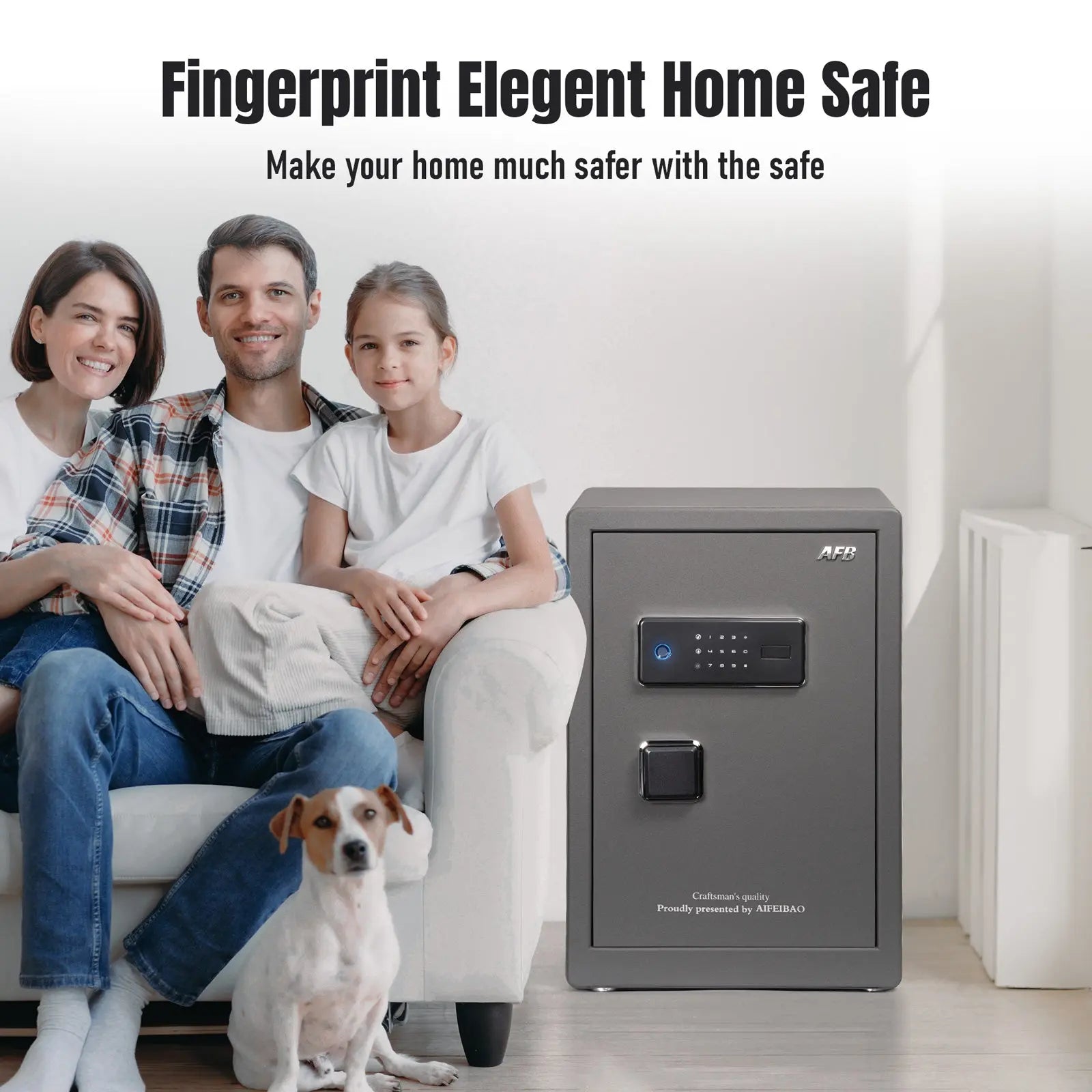 EliteShield Large Biometric Safe by Islandsafe | The best safes for valuables protection