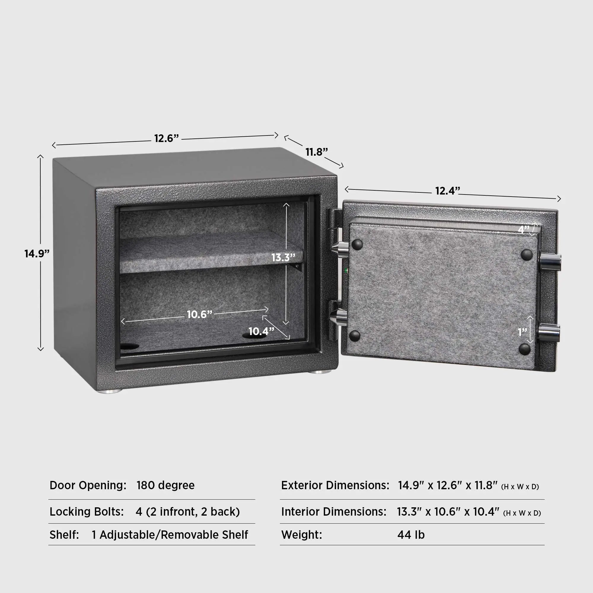 FireShield Compact Safe – Reliable Fireproof Protection - ISLANDSAFE