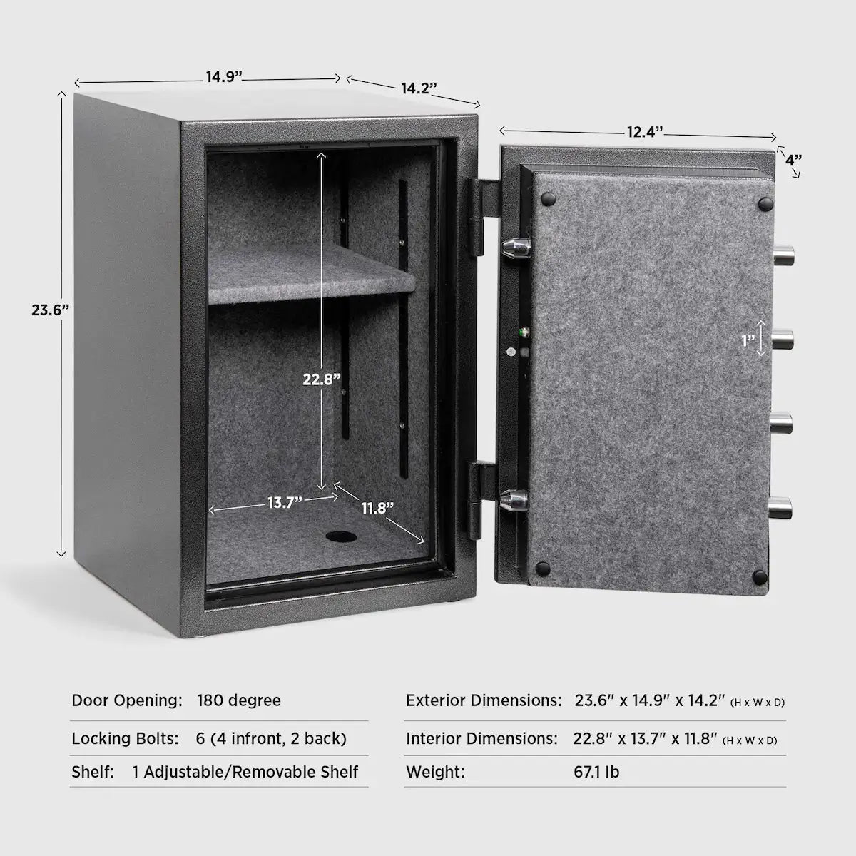 FireShield Large Fire Protection Safe by ISLANDSAFE | The best safes for valuables protection