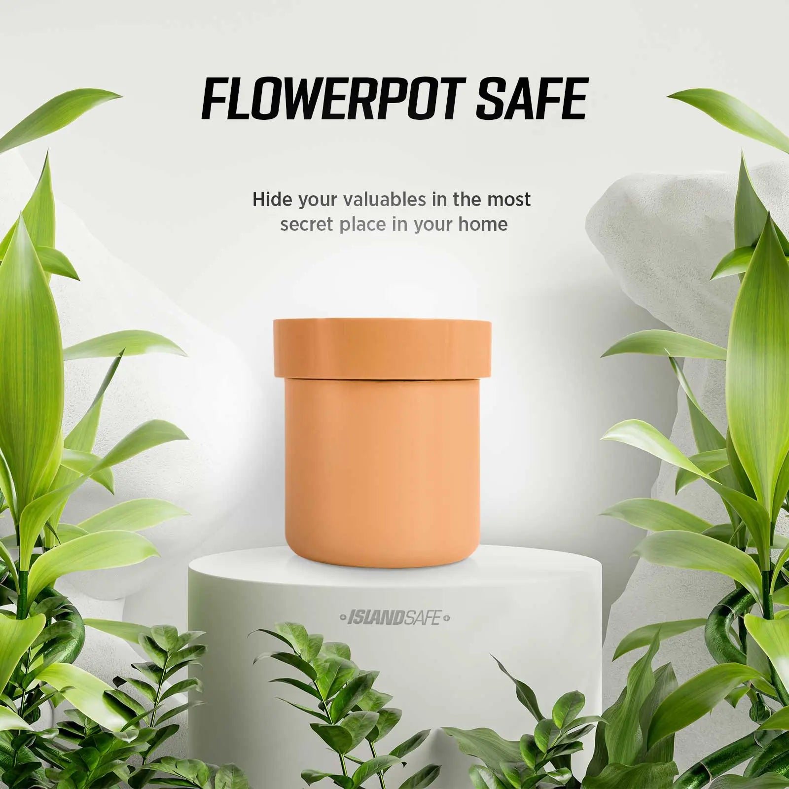 plant pot with hidden storage Flower Pot Hidden Safe