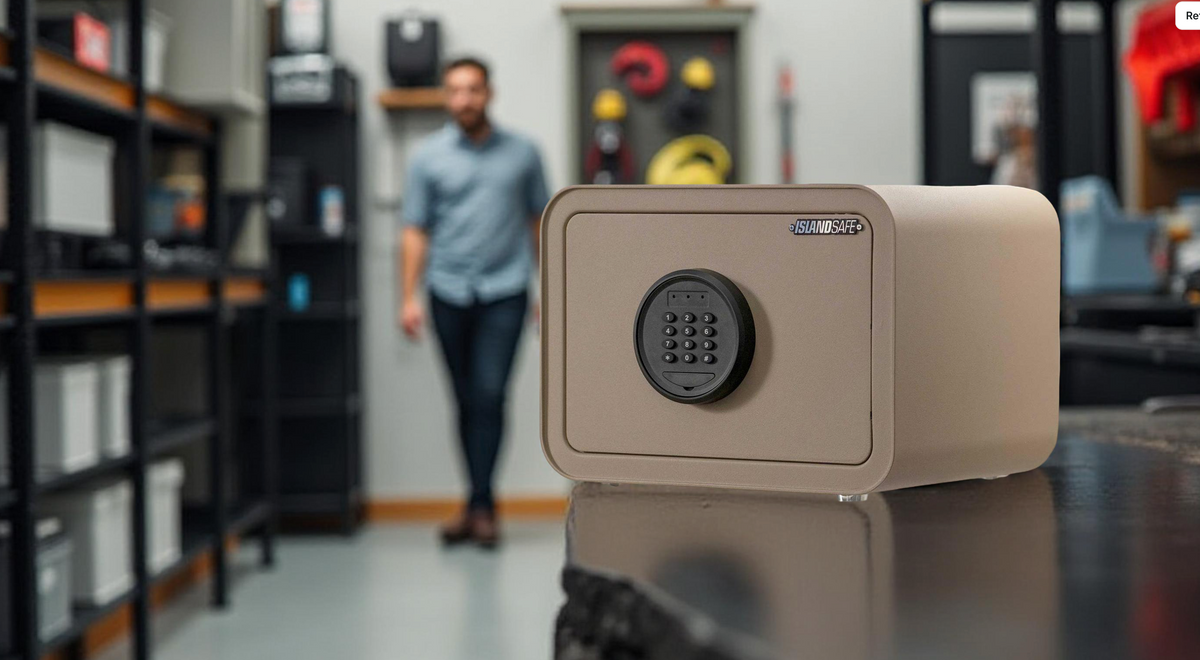 IslandSafe safe in garage