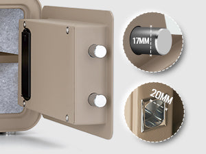 IslandSafe anti-pry bolt protection