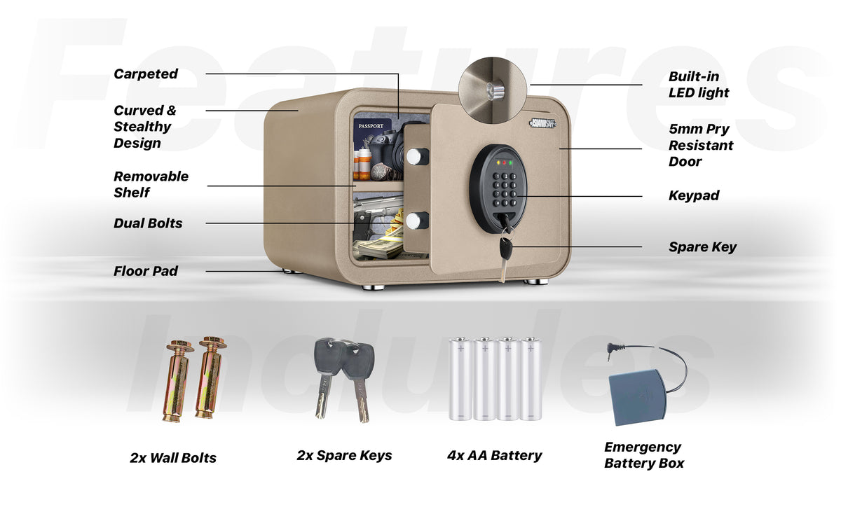 IslandSafe safe construction, interior and product details